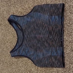 LNDR Blue Patterned Sports Bra XS/S